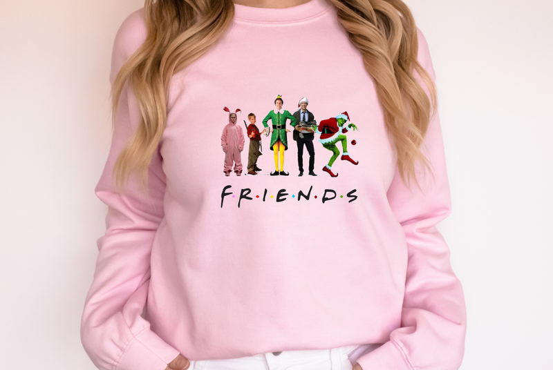 F.R.I.E.N.D.S full color screen printing transfer